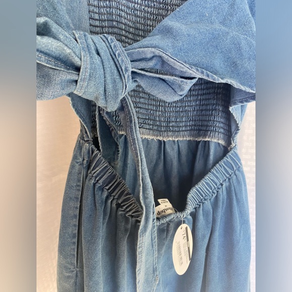 Denim dress with tie back, Mittoshop brand, nwt - Picture 10 of 14
